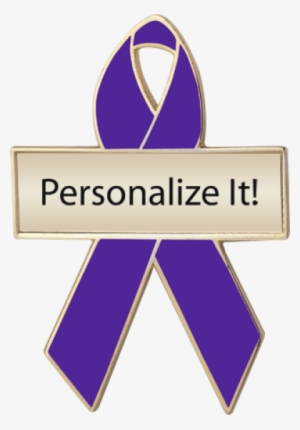 Purple Custom Awareness Ribbons, Custom Awareness Ribbons