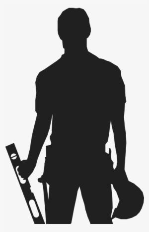 Building - Man With Tools Silhouette