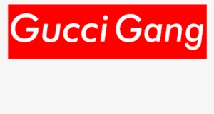 Gucci Gucci-gang Esketit Lilpump Guccigang🔥🔥 Guccigan - Supreme Box Logo White