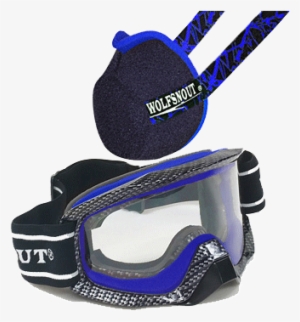 Ground Forrce Goggle Blue Set - Motocross