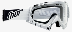 Thor Enemy Printed Web Goggle 26011470 - Thor Dirt Bike Black And White Goggles