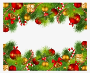 Navidad Doble Marco - Christmas Borders Png Format