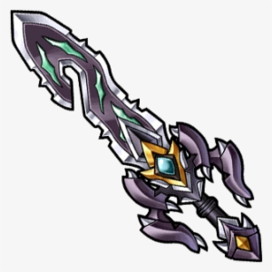 Gear-black Dragon Sword Render - Unison League Void Dragon