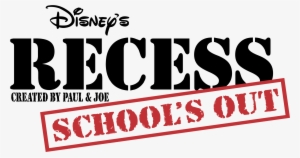 Disney's Recess School's Out Logo Png Transparent - Recess School's Out Logo