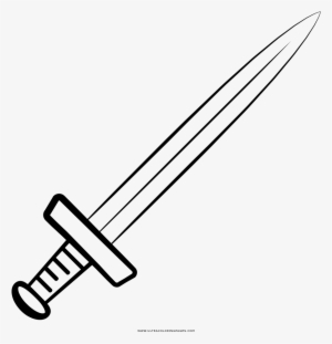 Free Download Espada Para Colorear Clipart Sword Drawing - Drawing