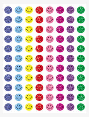 Tcr5783 Happy Faces Sparkle Mini Stickers Super Valu-pak