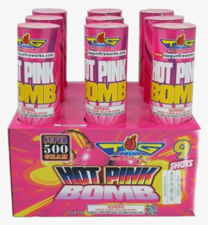 Hot Pink Bomb 9 Shot 3″ - Shot