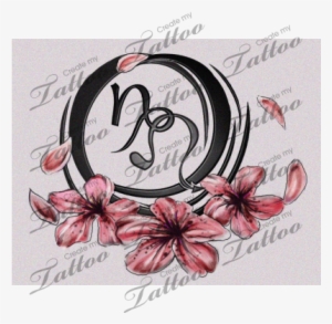 Capricorn And Leo Signs Entwined Together Custom Tattoo - Capricorn And Leo Signs