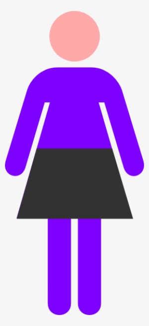 How To Set Use Women Symbol Icon Png - Woman Clipart Bathroom