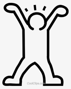 Dancing Stick Figure Royalty Free Vector Clip Art Illustration - Dancing Stick Figure Png