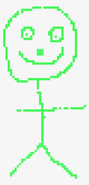 Stick Figure - Smiley Face Cool Gif