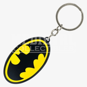 Classic Oval Batman Logo Keychain - Batman
