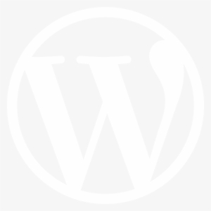 Horizontal Color Logo - Wordpress Icon Black And White Png