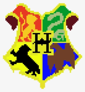Hogwarts Crest - Harry Potter Pixel Art