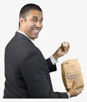 I Found The Template On A Discord Server, Credit Goes - Ajit Pai Popcorn Gif