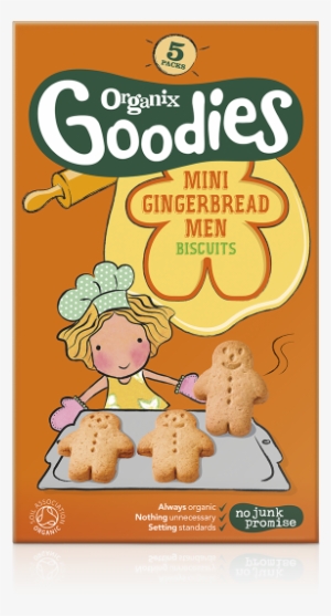 Mini Gingerbread Men Biscuits - Organix Gingerbread Man