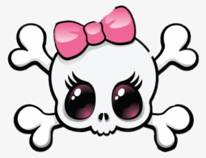 Report Abuse - Girly Skull Png