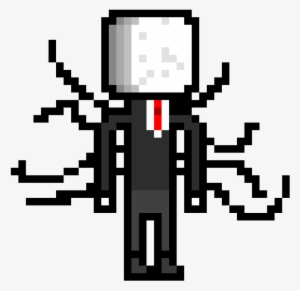 Slender Man Pixel Art 1) I Didnt Use A Refference Thats - Slenderman