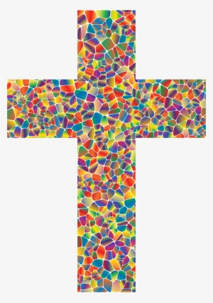 Big Image - Colorful Cross Png