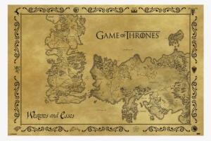 1 Of - Poster Game Of Thrones Map