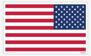 Backwards American Flag Decal - Kennedy Space Center
