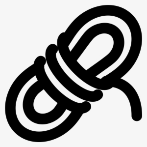 This Logo Displays A Bundle Of Tightly Coiled Rope - Ropes Icon