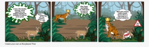 Food Chain In The Forest - Story Board On Food Chain