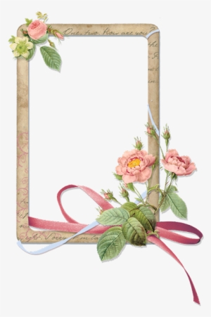 Floral Frame Flower Border Png - Invitation High Tea Templates