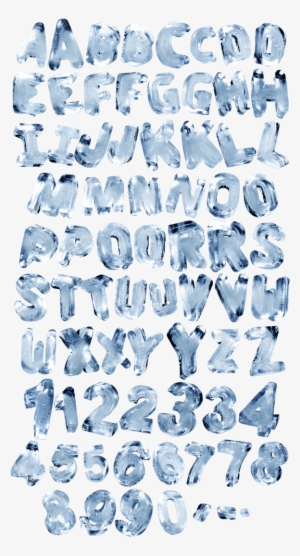Ice Rotation Font - Ice Font Png