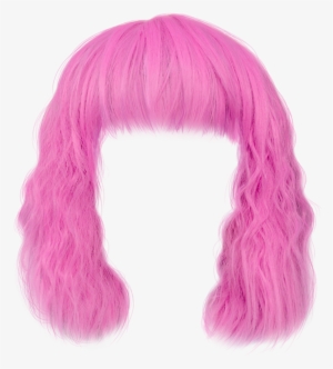 Wig Hair Pinkhair Pinkwig Hairstyle - Wig Picsart Sticker