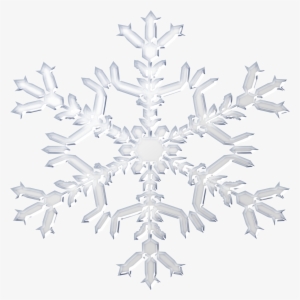 Free White Snowflakes Png - Snowflake Illustration White