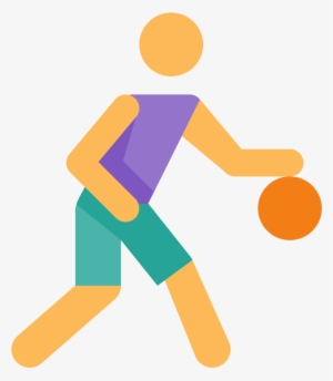 Basketball Player Icon - Sports Color Icon Png