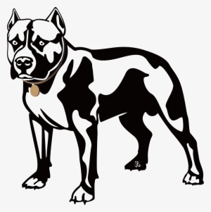 Svg Free Download Boxing Drawing Bull Dog - Pitbull Clipart Black And White