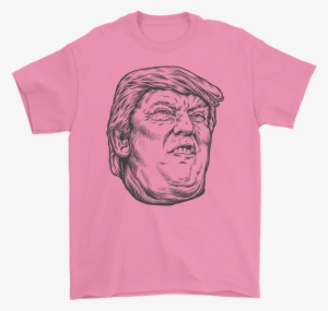 The Official Sketchy Trump Face Funny Political T-shirt - T Shirt Fortnite Nike Just Play