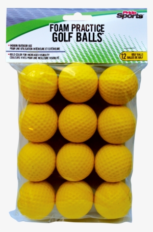 Pridesports Foam Practice Golf Balls, 12 Pack - Pridesports Golf Pridesports Practice Foam 12 Count