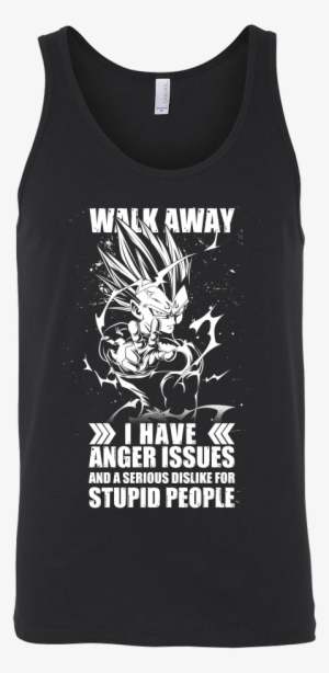 Super Saiyan -walk Away I Have Anger Issues - Walk Away T Shirt