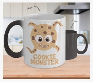 Cookie Monster Color Changing Mug - Gets Hot My Wiener Comes Out