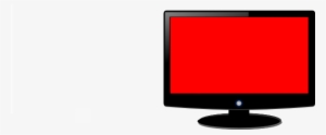 Red Computer Monitor