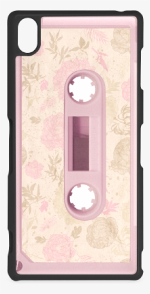 Retro Vintage Floral Pastel Pink Cassette Tape Hard - Interestprint Designed Laptop Shoulder Bag Retro Vintage