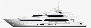 1 - 2 - 3 - - Yacht Side View Png