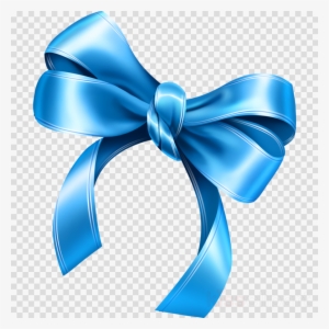 Blue Ribbon Bow Png Clipart Clip Art - Бант Пнг