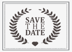 Save The Date Stamp Png - Save The Date Png