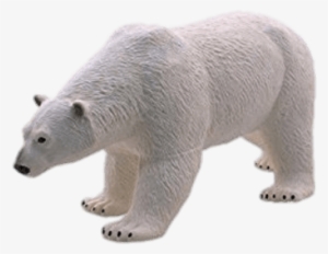 Polar Bear Plastic Model - Plastic Polar Bear Toy