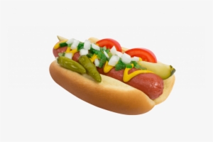 Chicago Hot Dog Png Clipart Chicago-style Hot Dog Bockwurst - Chicago Style Hot Dog Png