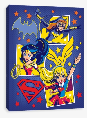 Batgirl, Wonder Woman, Supergirl - Batgirl, Canvases By Entertainart - Batgirl, Wonder