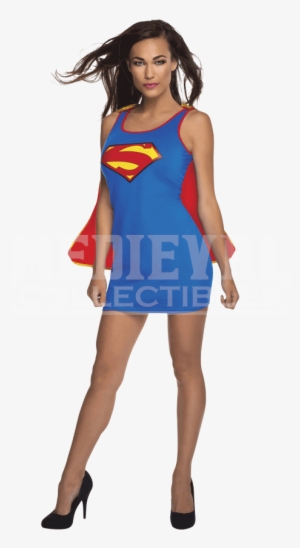 Supergirl New 52 Tank Dress Costume - Superman Dress Costume
