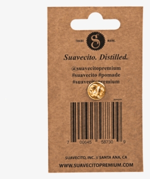 Barber Pole Gold Pin - Arrowhead Skull Gold Pin By Suavecito