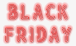 Black Friday Neon Png