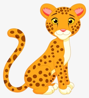 Cheetah Clipart Safari - Cheetah Cartoon
