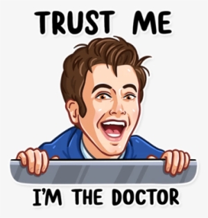 Trust Me I'm The Doctor - Doctor Who Stickers Telegram